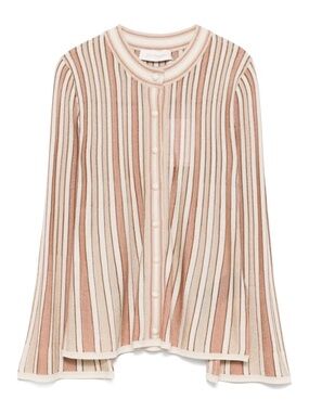 Zimmermann Metallic Crush Stripe Cardigan Size 2 (US8) NWT